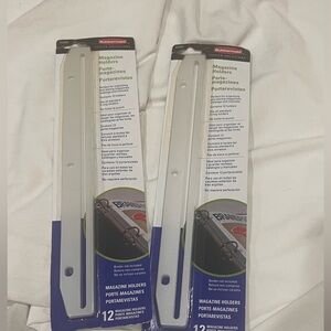 RUBBERMAID MAGAZINE HOLDERS - SET OF 2 - NIP